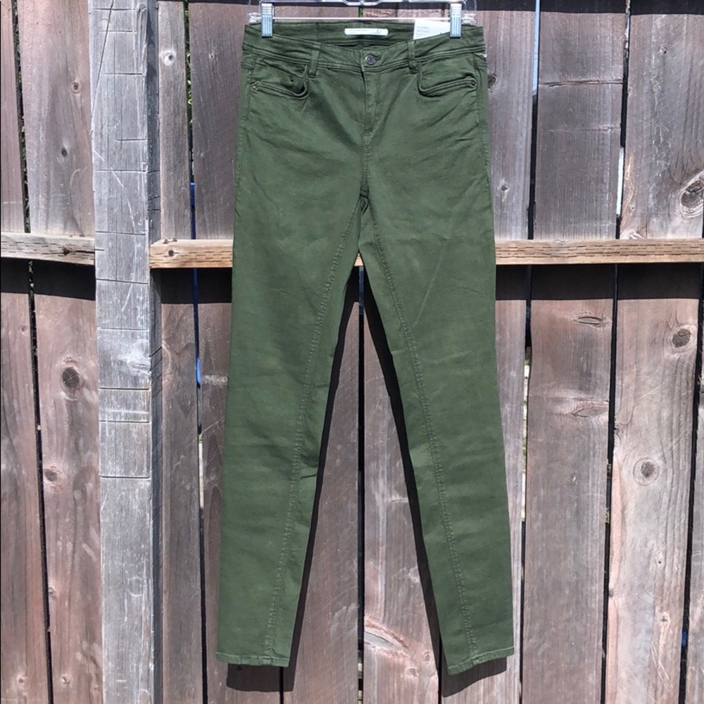 Super skinny army green